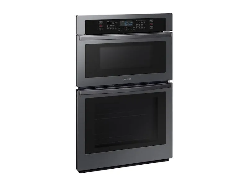 Samsung NQ70T5511DG 30" Smart Electric Wall Oven with Microwave Combination in Black Stainless Steel