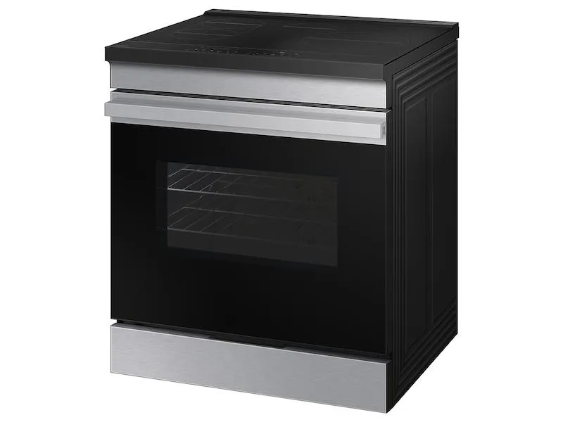 Samsung NSI6DG9100SR Bespoke 6.3 cu. ft. Smart Slide-In Induction Range with Anti-Scratch Glass Cooktop in Stainless Steel