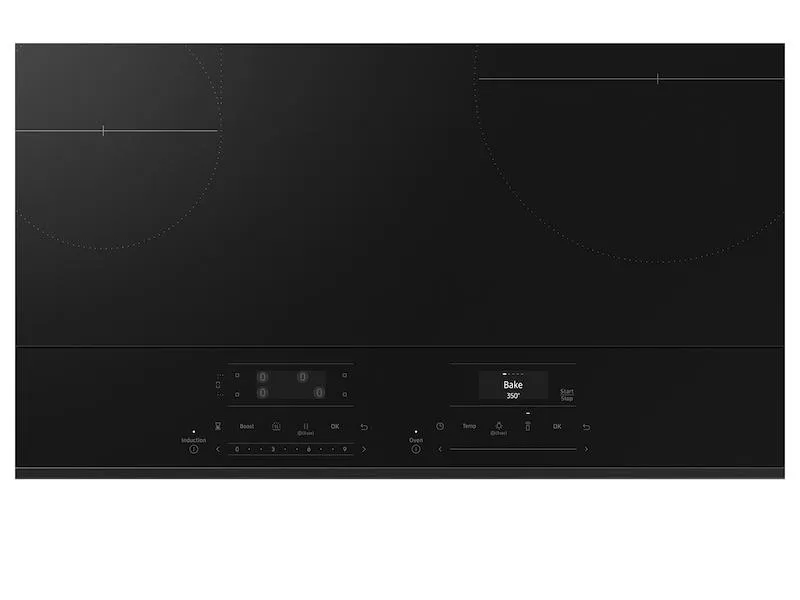 Samsung NSI6DG9100SR Bespoke 6.3 cu. ft. Smart Slide-In Induction Range with Anti-Scratch Glass Cooktop in Stainless Steel