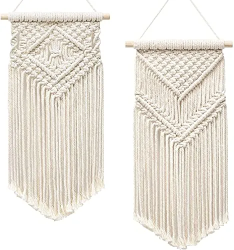 SATYAM KRAFT 1 Pcs Handmade Cotton Dori Dream Catcher Wall Hanging with LED Light Home Decor, Accessories for Good Luck for Positive for Balcony, Gift, Car, Wind Chimes, Room,Cafe(Random Design)