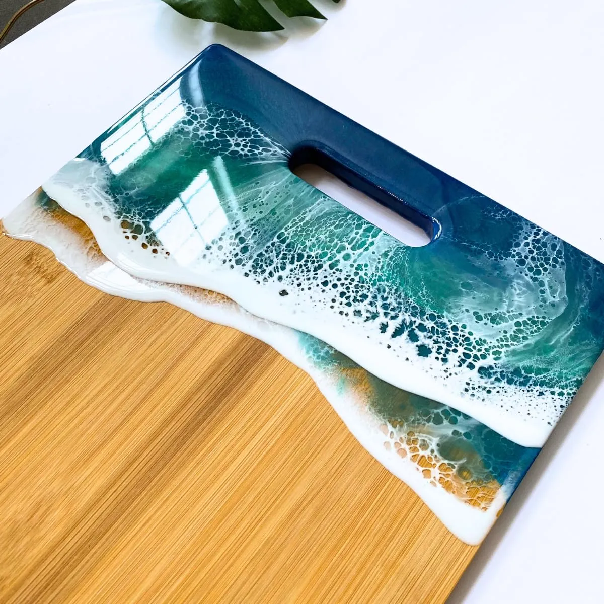 (Set of 12) 12"X9" Bulk Plain Bamboo Serving Tray, Platter, Cutting Board for Customized, Personalized Engraving Gifts (With Handle)