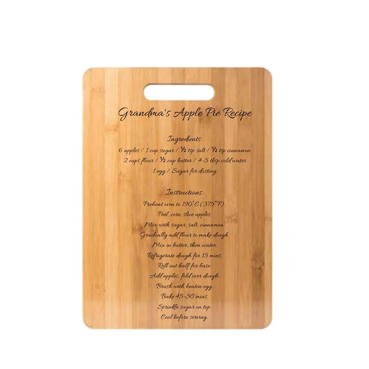(Set of 12) 12"X9" Bulk Plain Bamboo Serving Tray, Platter, Cutting Board for Customized, Personalized Engraving Gifts (With Handle)