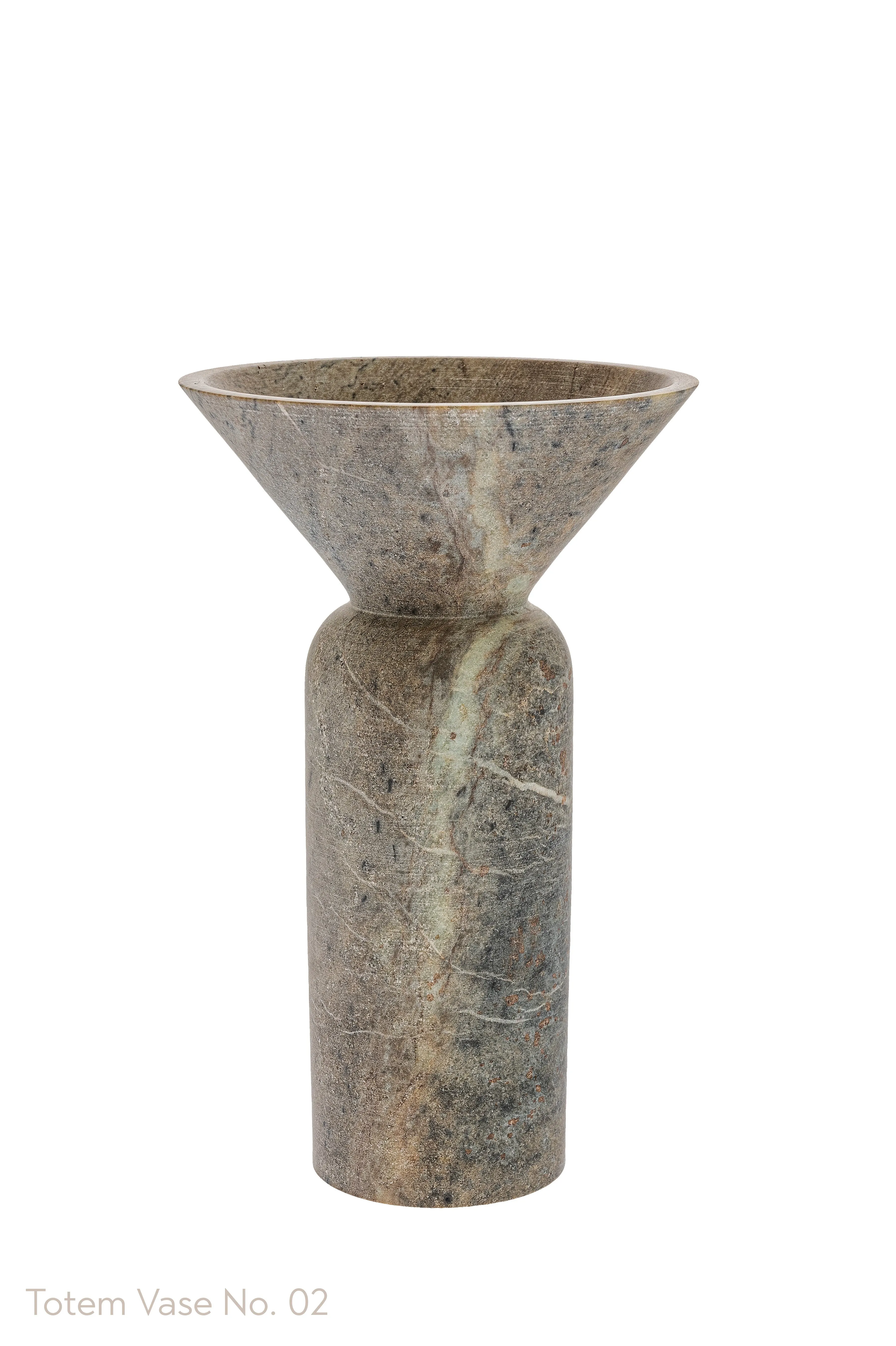Soapstone Totem Vases