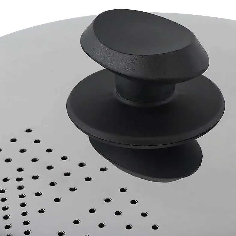Stainless Steel Pasta Pot With Locking Strainer Lid