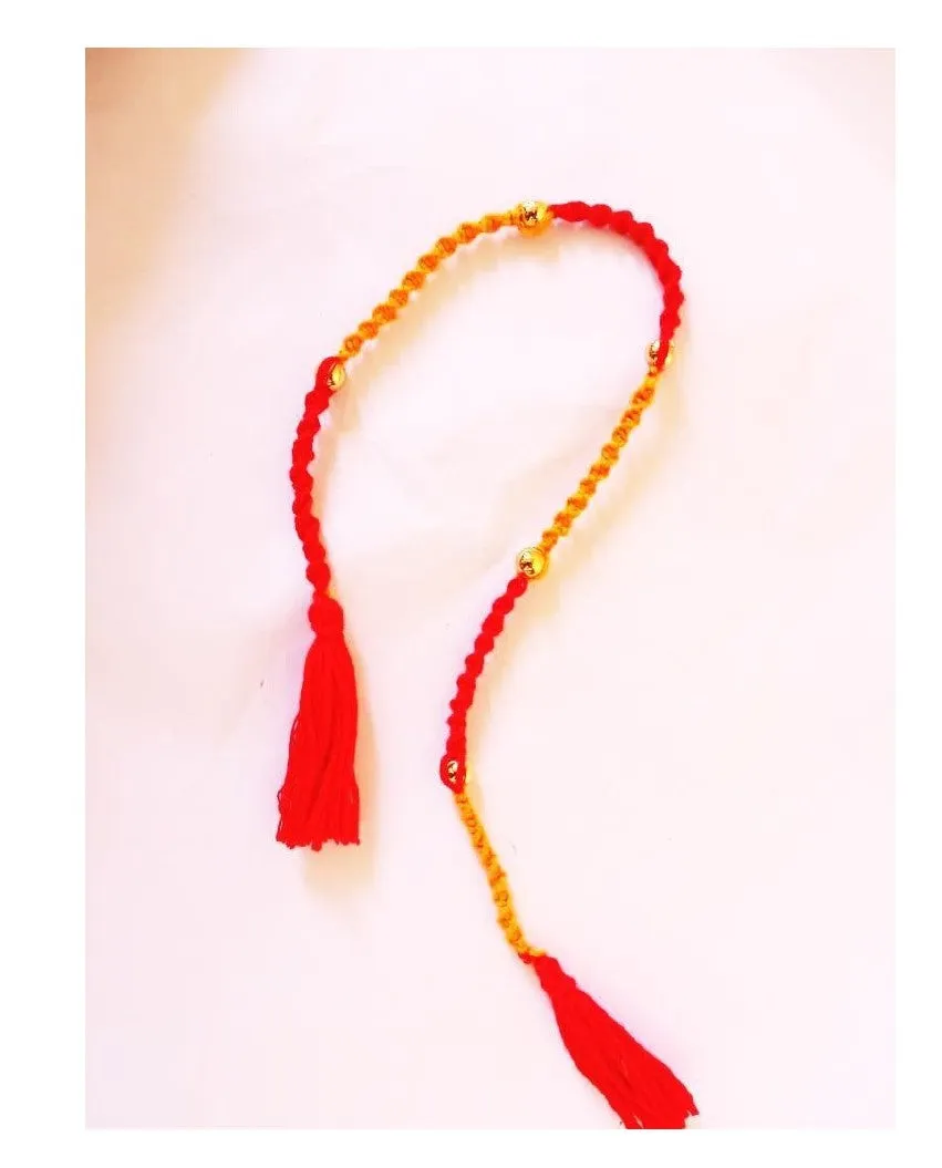 Sunset Macrame Rakhi