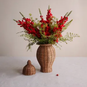 VIDA RATTAN BASKET WITH LID