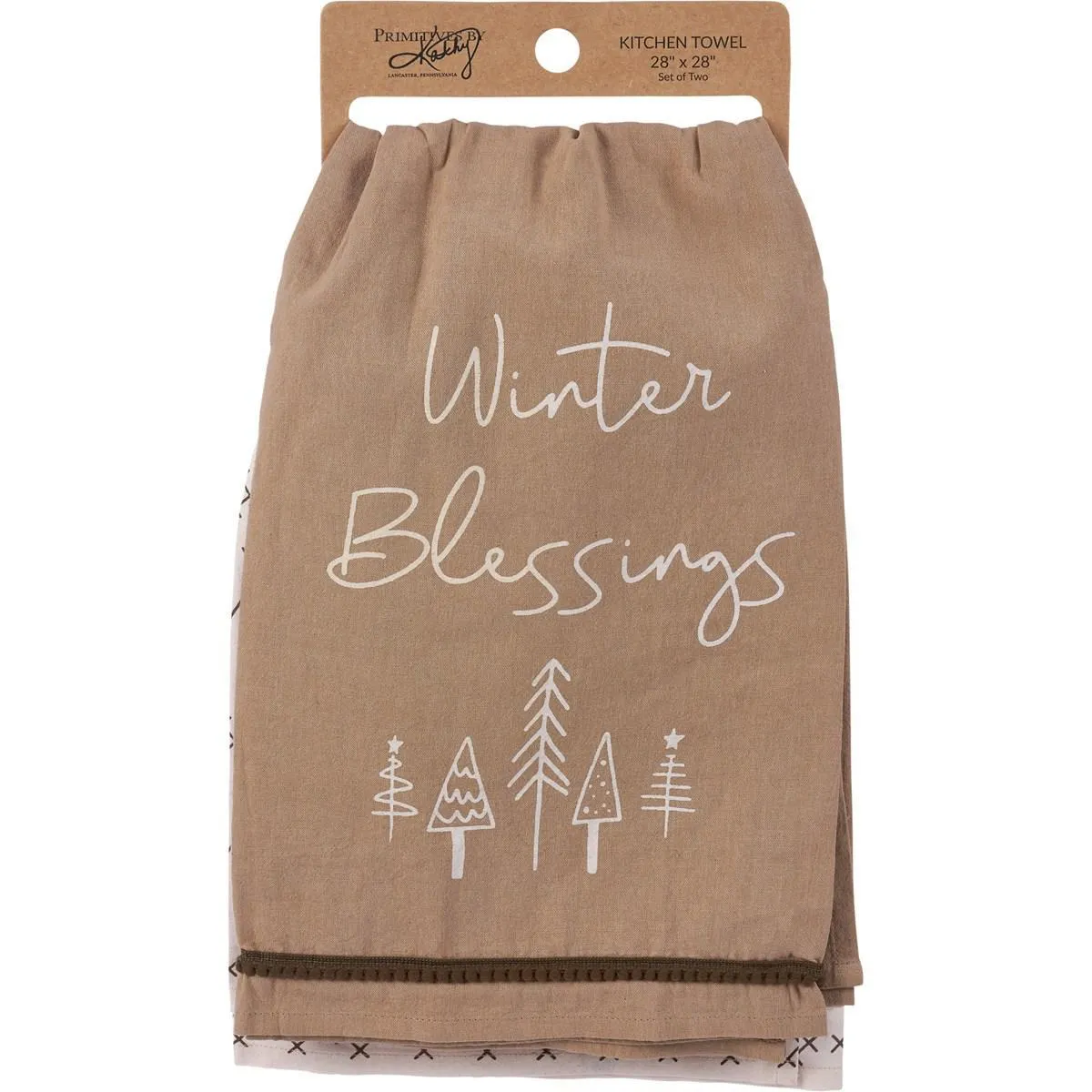 WINTER BLESSINGS KITCHEN TOWEL